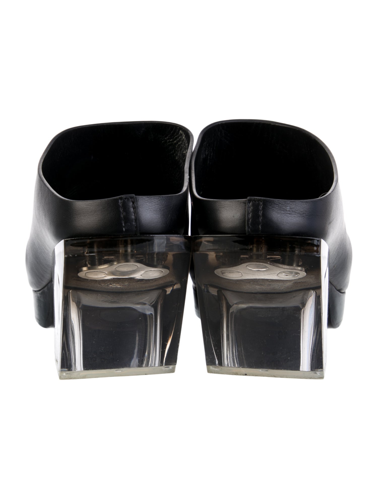 Rick Owens Leather Slippers